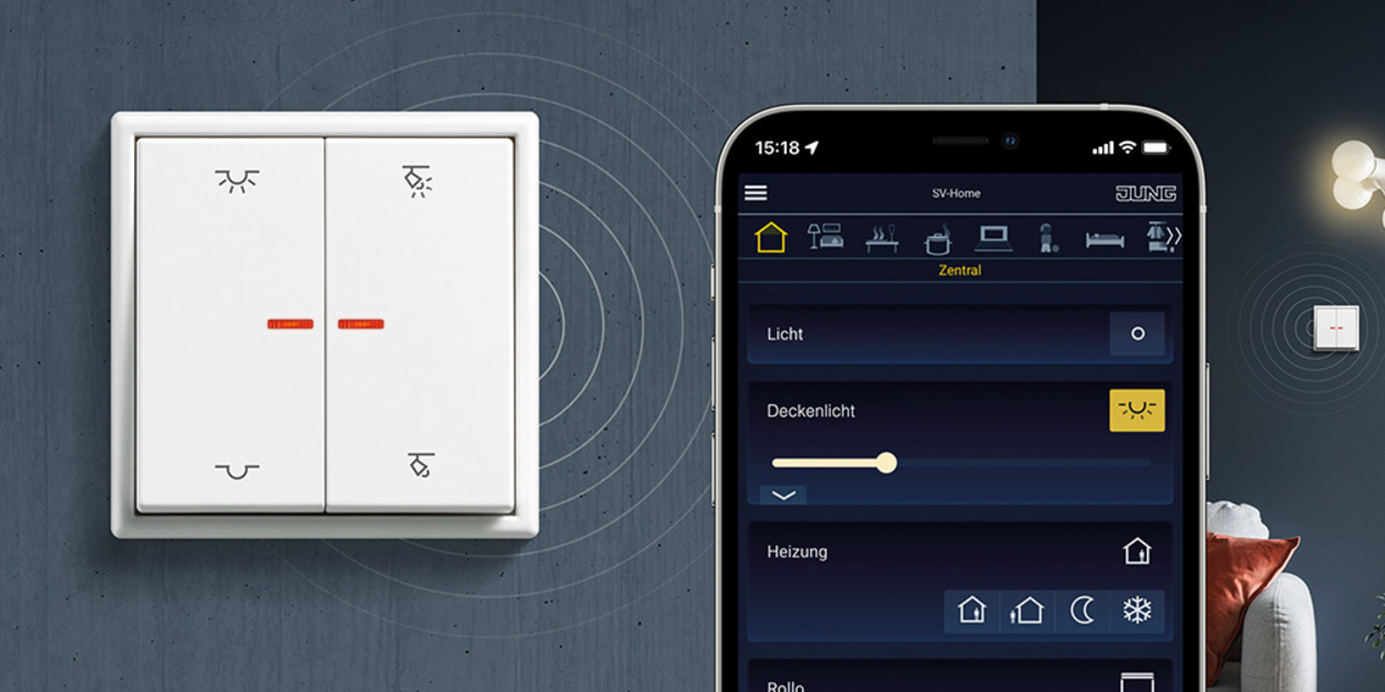 KNX RF Taster bei PV-etech GmbH in Eberbach